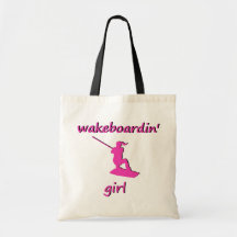 Wakeboardinの女の子のトート