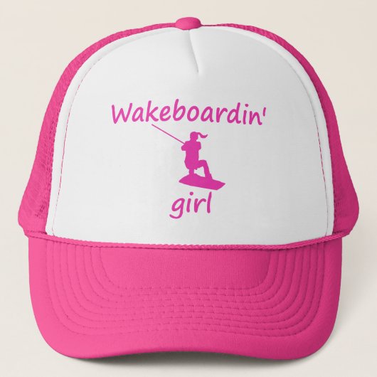 Wakeboardinの女の子の帽子 キャップ (正面)