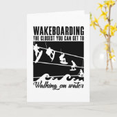 Wakeboarding最も近いWakeboarder カード (黄色い花)