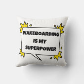 Wakeboarding is my superpower クッション (裏面)