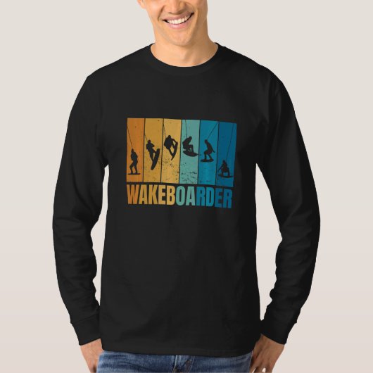 Wakeboarding Water Sport Wakeboarder Water Ski Tシャツ (正面)