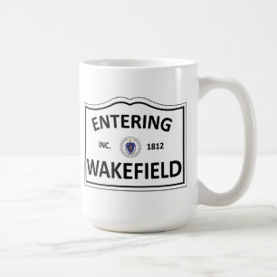 WAKEFIELDマサチューセッツの故郷の固まりMA Townie コーヒーマグカップ