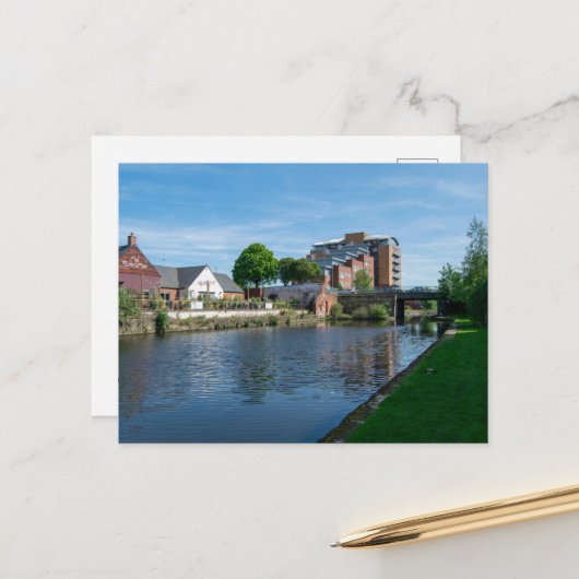 Wakefield Canal Side: Historic Pub and Apartments ポストカード (正面/裏面インサイチュ)