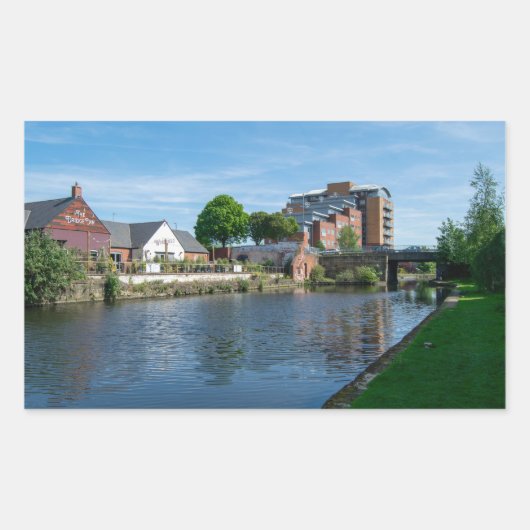 Wakefield Canal Side: Historic Pub and Apartments 長方形シール (正面)