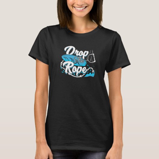 Wakesurf Wake Surf Drop the Rope Wakesurfing Tシャツ (正面)