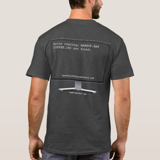 WAKEUP.BAT Tシャツ (裏面)