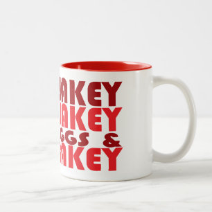 Wakey Wakey卵およびBakey ツートーンマグカップ