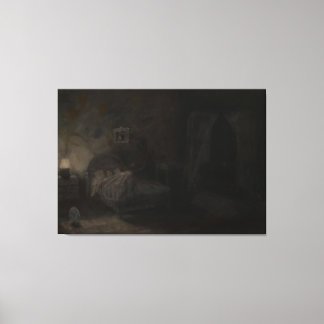 Waking nightmare - Oil painting キャンバスプリント