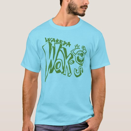 Wakoの緑インク Tシャツ (正面)