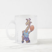 WALバスケットボール フロストグラスマグカップ (左)