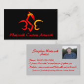 Walczakのカスタムのアートワーク 名刺 (正面/裏面)