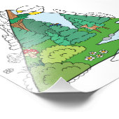 Waldbild フォトプリント (角)