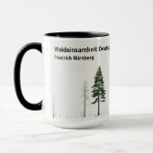 Waldeinsamkeit Nature Lover Personalized マグカップ (左)