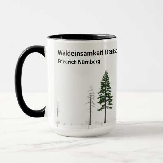 Waldeinsamkeit Nature Lover Personalized マグカップ (左)