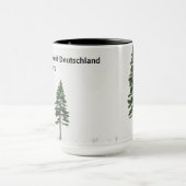 Waldeinsamkeit Nature Lover Personalized マグカップ (中央)
