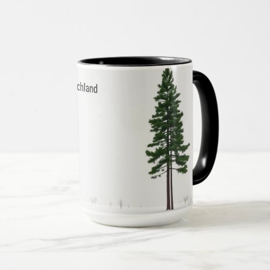 Waldeinsamkeit Nature Lover Personalized マグカップ (正面右)