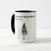 Waldeinsamkeit Nature Lover Personalized マグカップ (正面左)