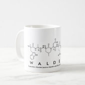 Waldemarペプチド名mug コーヒーマグカップ (正面左)
