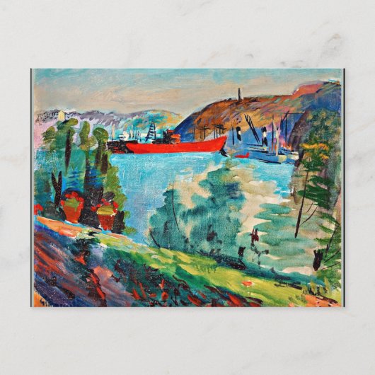 WaldemarsudeからKvarnholmen上のビュー ポストカード (正面)