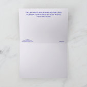 Waldenの池の日没 カード (内部)