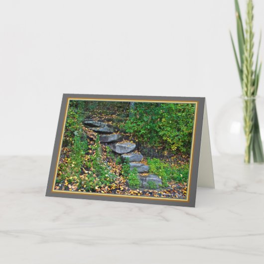 Waldenの池: ステップ挨拶 カード (正面)