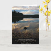 Waldenの池"私の自身の無限"カード カード (黄色い花)