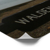 Walden Pondポスター – 観想ミスト ポスター (角)