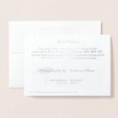 Walden Pond：ユレタイドの挨拶 –  箔カード (裏面封筒付き)