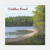 Walden Pond, Concord, MA マグネット (正面)