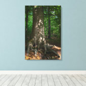 Waldimpression キャンバスプリント (インサイチュ (ウッドフロア))