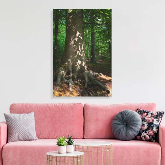 Waldimpression キャンバスプリント (インサイチュ (リビング))