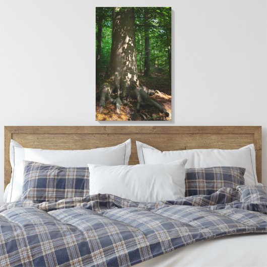 Waldimpression キャンバスプリント (インサイチュ (寝室))