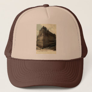 Waldorf Astoria、ニューヨークシティの1908年のヴィンテージ キャップ