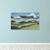 Waldportと キャンバスプリント (インサイチュ (ウッドフロア))