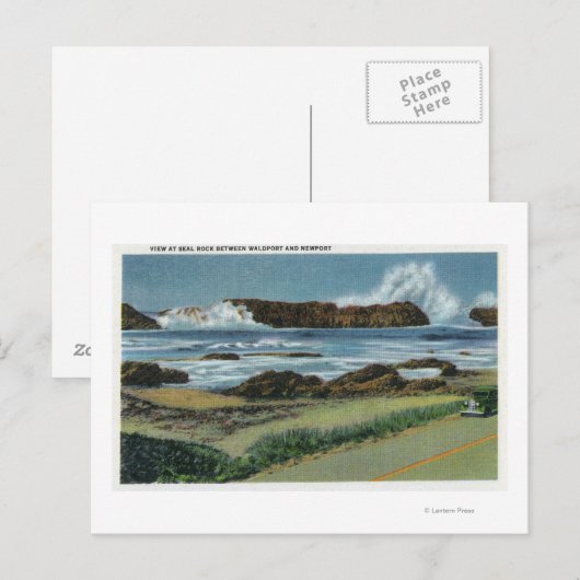 Waldportと ポストカード (正面/裏面)