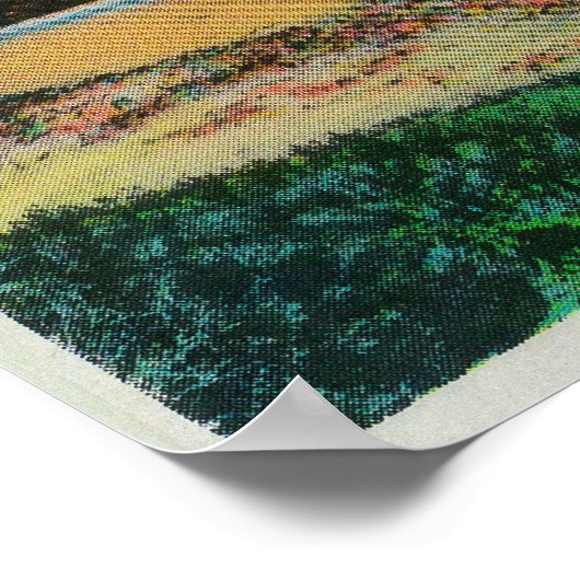 WaldportとNewportの間のシールロックで表示 ポスター (角)