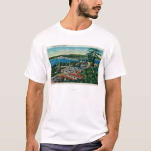 Waldport、オレゴンのAlsea湾橋 Tシャツ