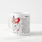 Waldron、起源、意味および頂上 コーヒーマグカップ (正面左)