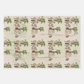 Waldtiere Packpapier Blatt ラッピングペーパーシート (正面)