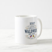 Waldwick、ニュージャージー、100th Anniv。 コーヒー・マグ コーヒーマグカップ (正面右)