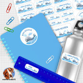 Wale Namensaufkleber handgemalt - 24er Set  シール