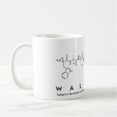 Walerianペプチド名mug コーヒーマグカップ (左)
