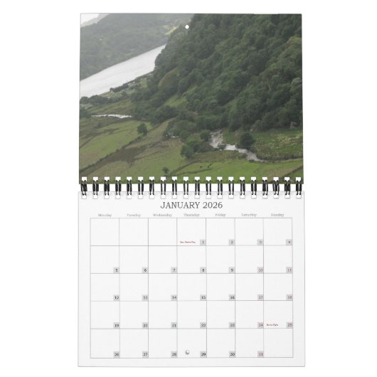 Wales 2022 Calendar カレンダー (1月 2026)
