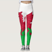 Wales flag Leggings レギンス (正面)