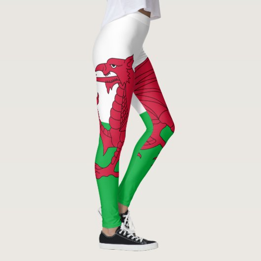 Wales flag Leggings レギンス (右)