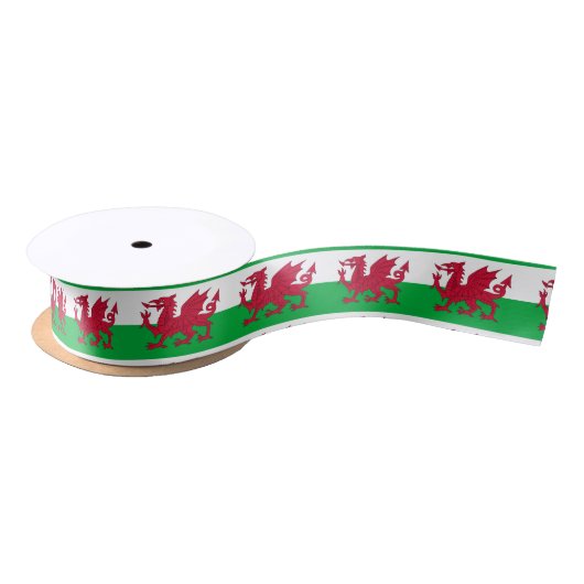 Wales flag Ribbon サテンリボン (リール)