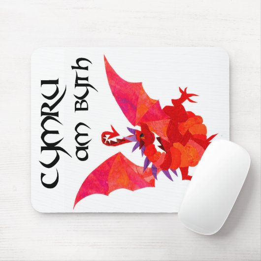 'Wales Forever!' Mousepad マウスパッド (マウス)