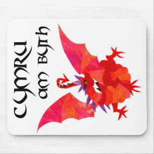 'Wales Forever!' Mousepad マウスパッド