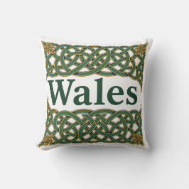 Wales Heraldic Celtic Knotwork クッション