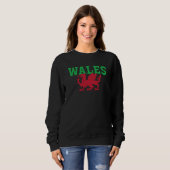 Wales Home Country Welsh Pride スウェットシャツ (正面フル)